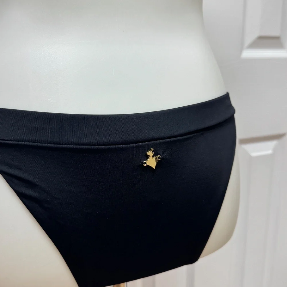 Sugarfree Black Bikini Bottom - Size S.